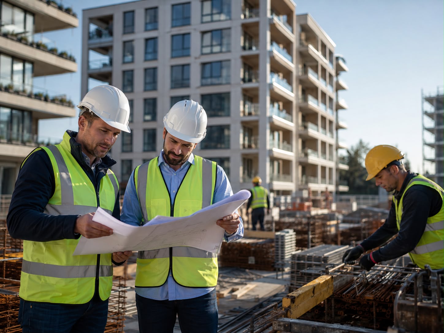 Construction work in Europe