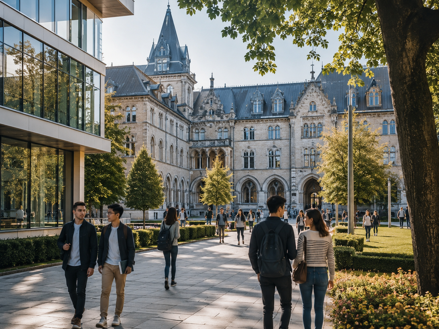 European university campus