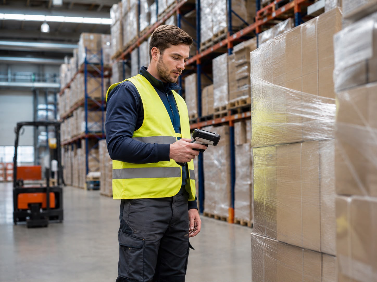 Warehouse and logistics work in Europe